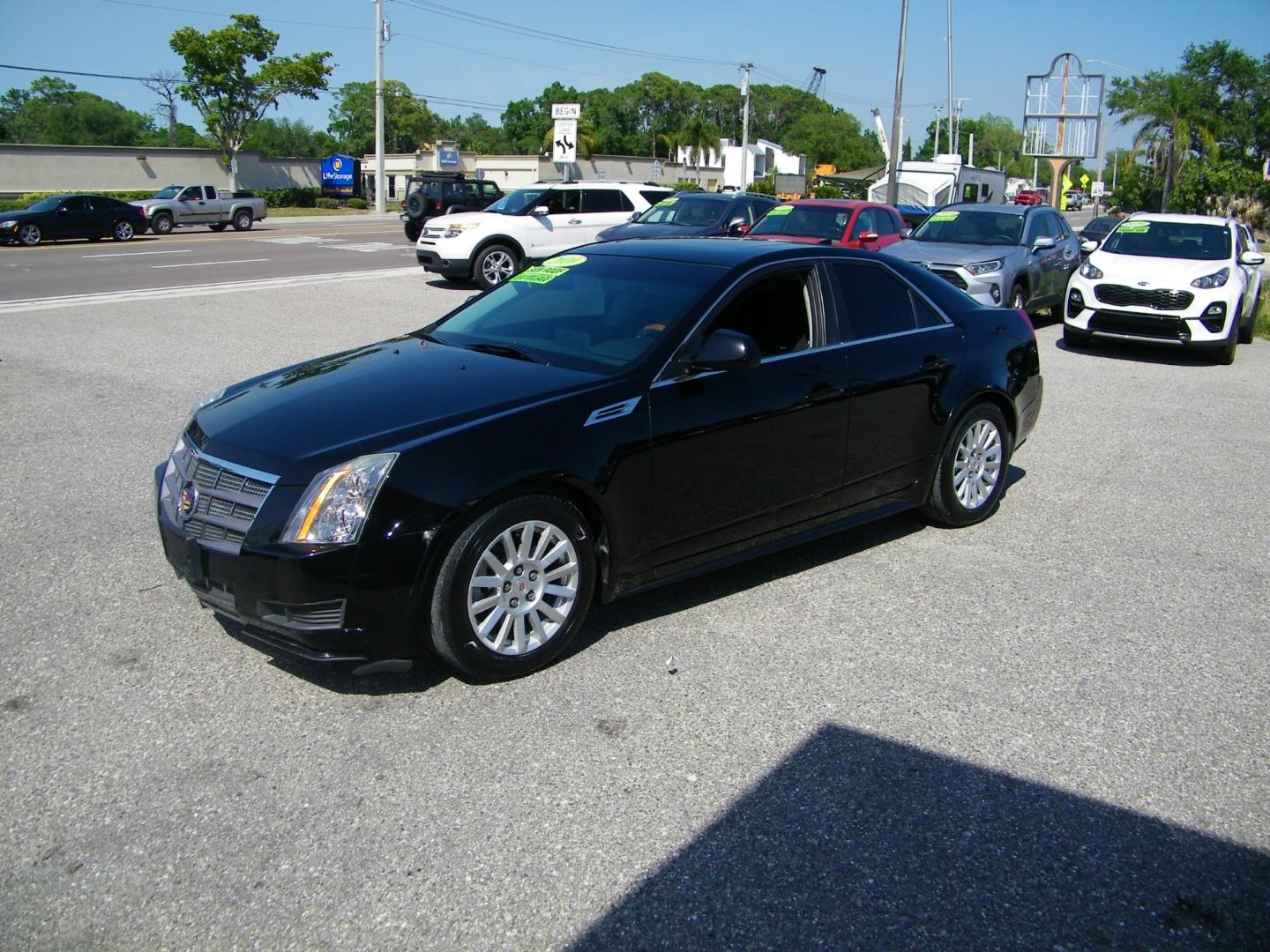 2010 Black /Black Cadillac CTS 3.0L Luxury AWD w/ Navi (1G6DH5EG7A0) with an 3.0L V6 DOHC 24V engine, 6-Speed Automatic transmission, located at 4000 Bee Ridge Road, Sarasota, FL, 34233, (941) 926-0300, 27.298664, -82.489151 - Photo#0